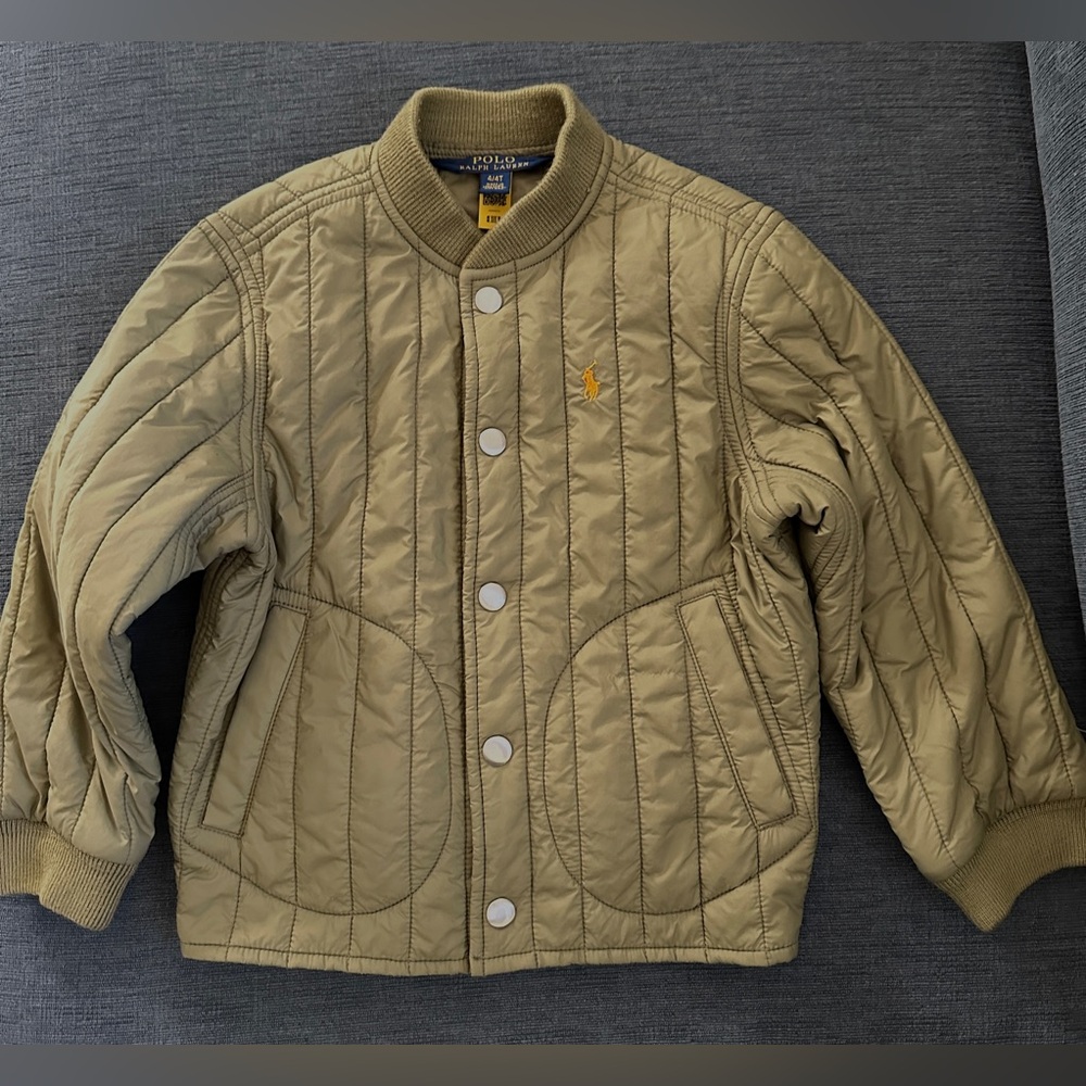 Polo by Ralph Lauren Kids Tan Puffer Jacket